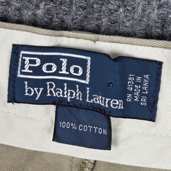 Polo Ralph Lauren Mens Classic Chino Pants Tan Khaki 100% Cotton 36x30 26283 - Picture 3 of 8